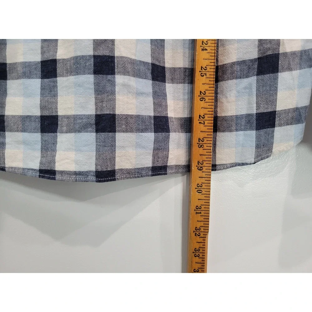 J Crew Mens Homespun Plaid Button Down Shirt Long‎ Sleeve Slim Fit